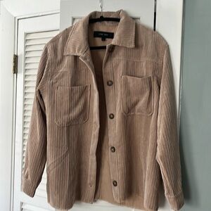 Corduroy tan light jacket